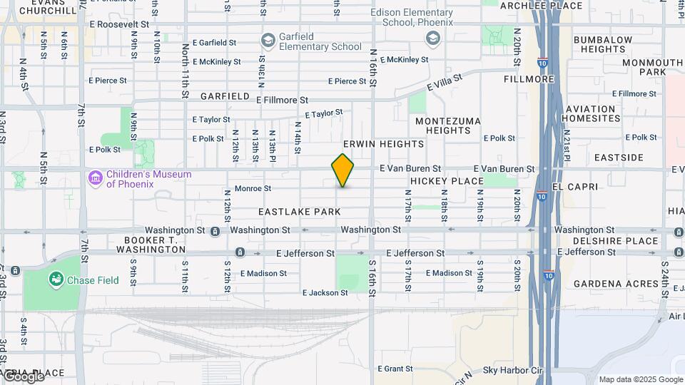 1505 E Monroe St Map and Location Details