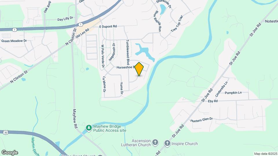 9904 Mustang Dr Mapa y Detalles de la Ubicación