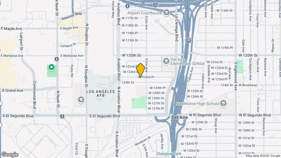 5424 W 123rd Pl Map and Location Details
