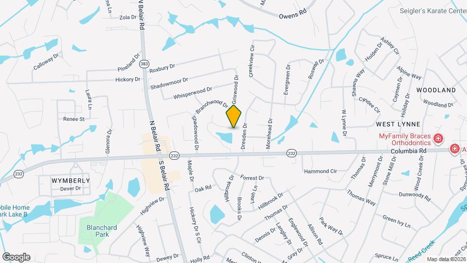 157 Moss Creek Dr Map and Location Details