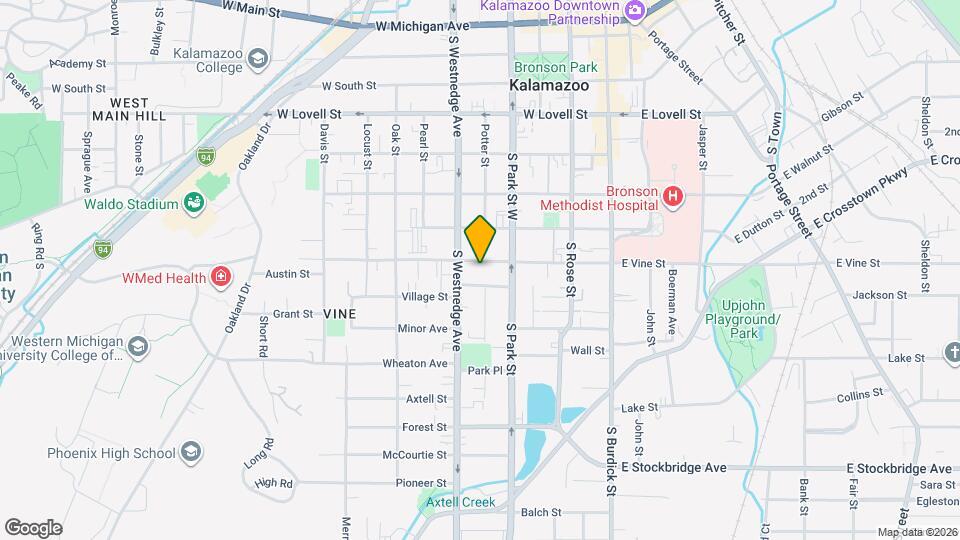 431 W Vine St Map and Location Details