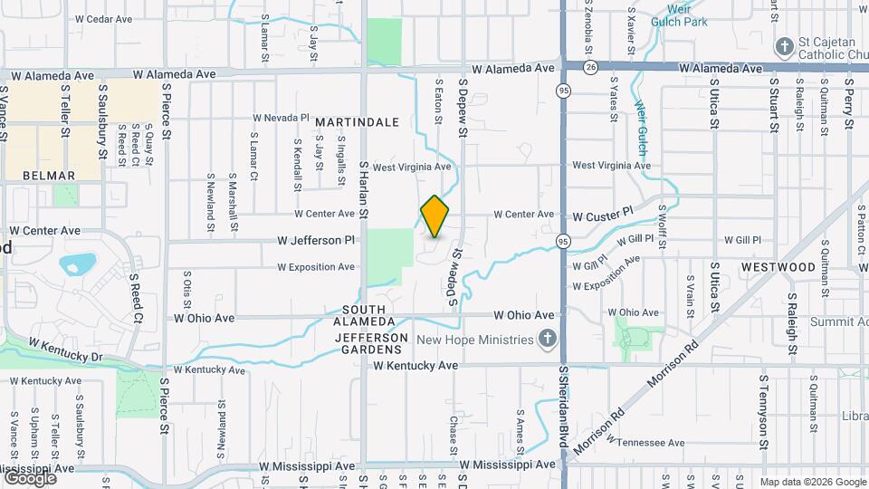 665 S Depew St Map and Location Details