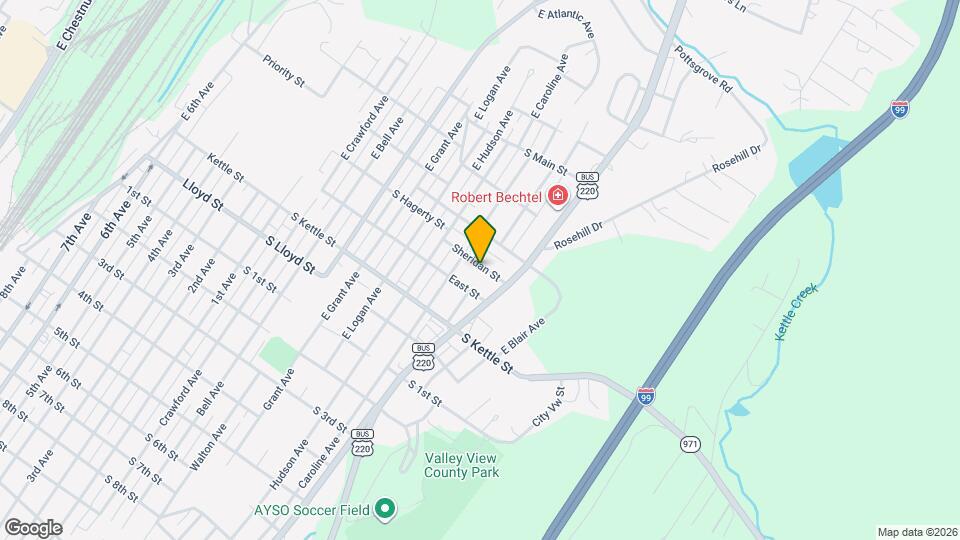 819 Sheridan St Map and Location Details