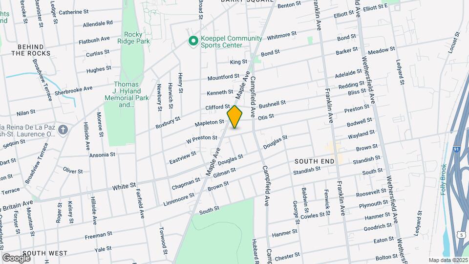 270 Preston St Map and Location Details