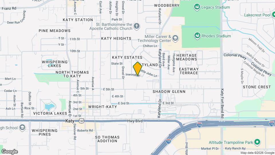 5331 Inwood Dr Map and Location Details