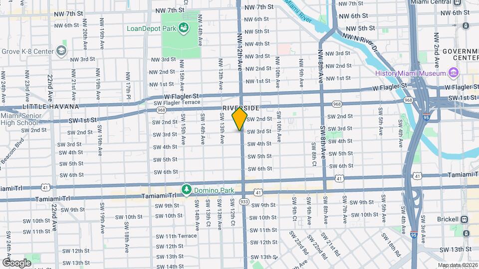 302 SW 12th Ave Map and Location Details