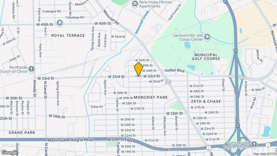 1610 W 33rd St Map and Location Details