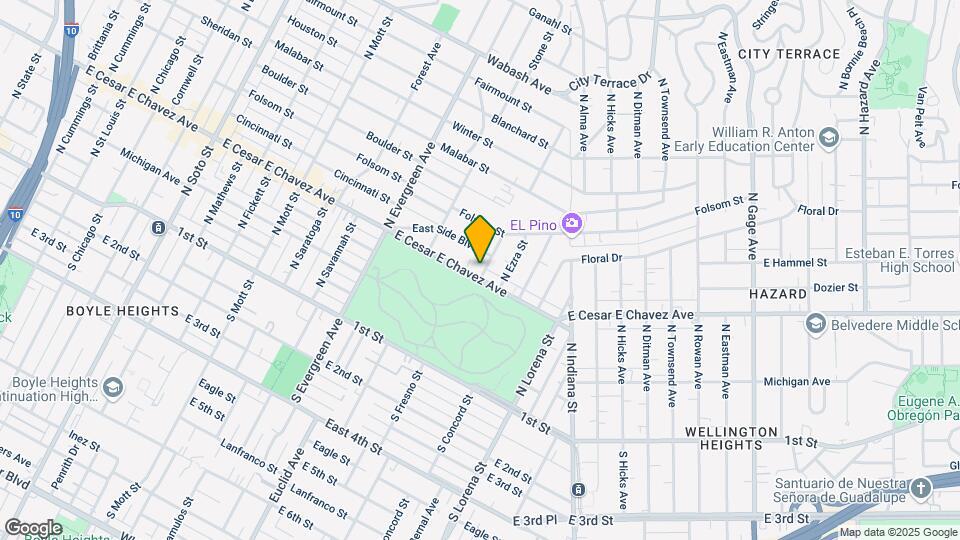 3167 E Cesar E Chavez Ave Mapa y Detalles de la Ubicación