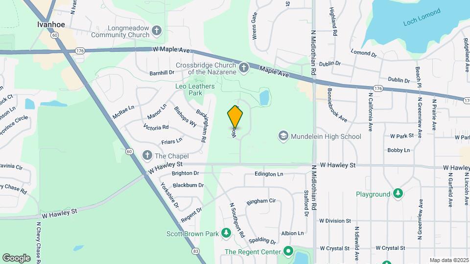 545 Woodcrest Dr Map and Location Details