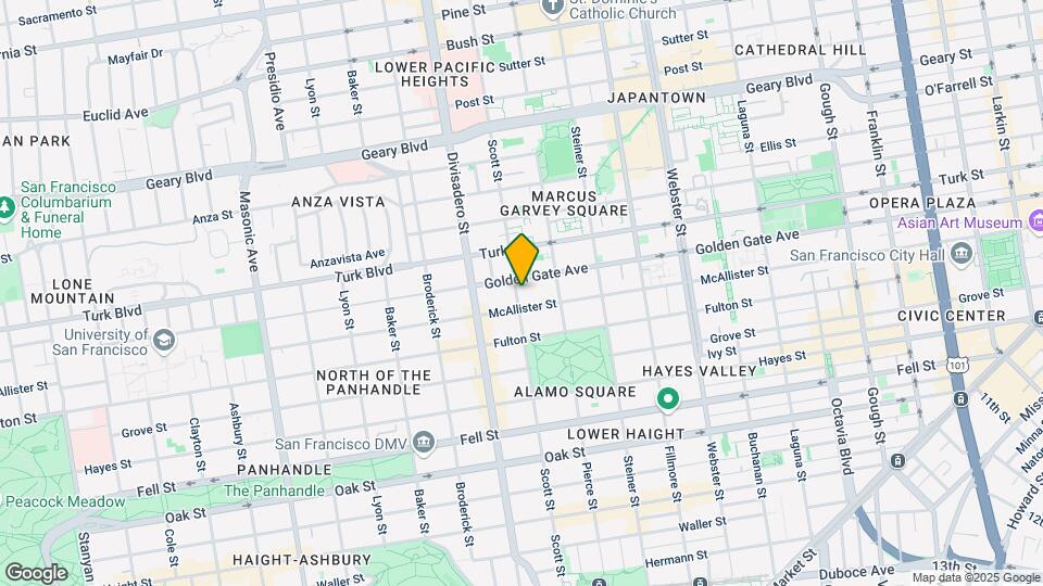 930 Scott St Map and Location Details