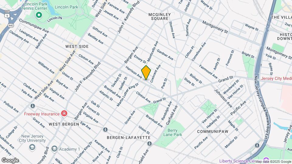 568 Communipaw Ave, Unit 202 Map and Location Details