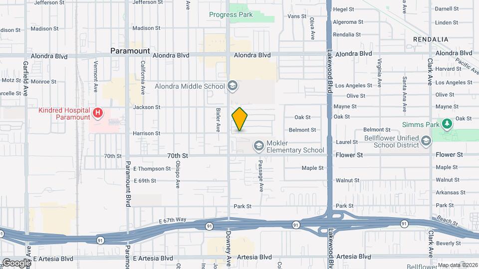 Americana Mobile Home Park Mapa y Detalles de la Ubicación