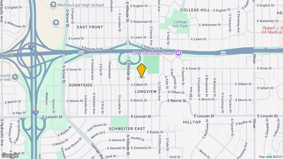 643 S Blf Ave Map and Location Details