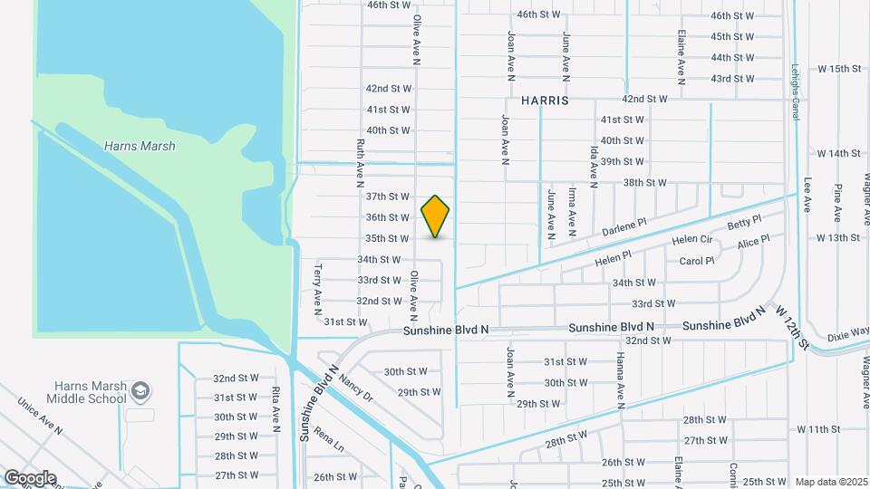 3107 35th St W Map and Location Details