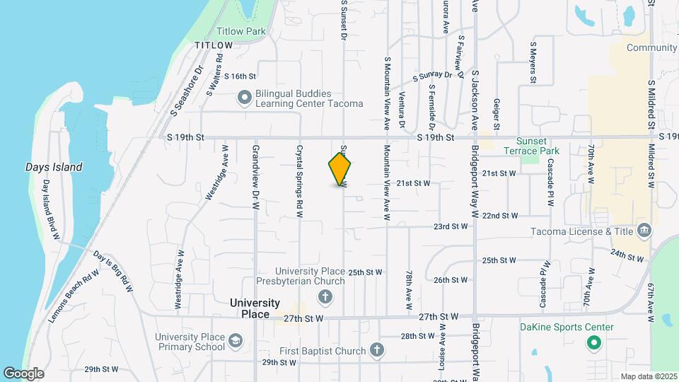 2112 Sunset Dr W Map and Location Details