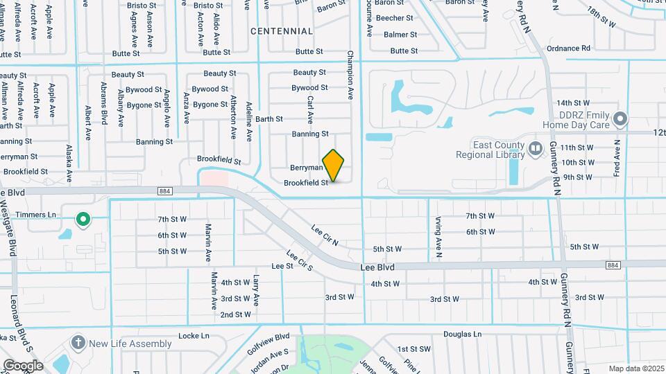 4911 Brookfield St Map and Location Details