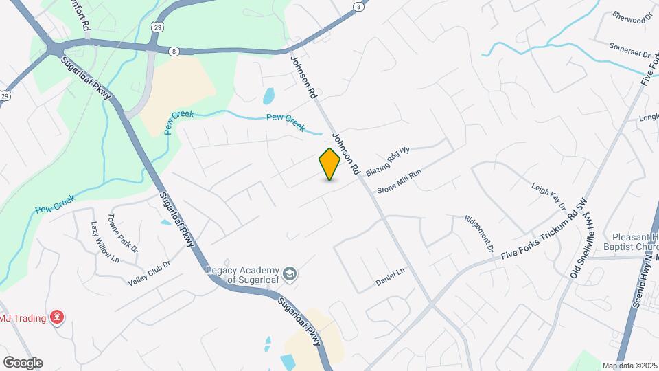 1253 Blazing Ridge W SW Mapa y Detalles de la Ubicación