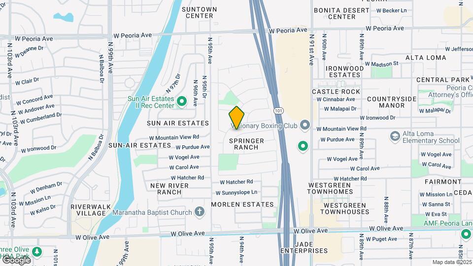 9654 N 94th Ave Map and Location Details