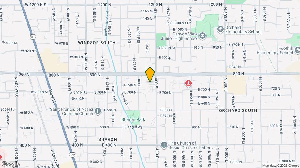 365 E 760 N Map and Location Details