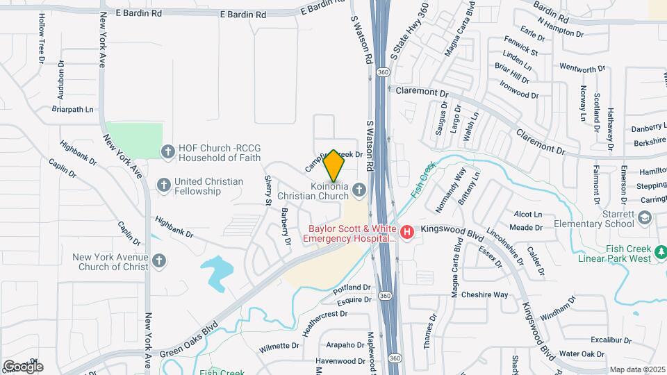 2420 Creek Crossing Ct Map and Location Details