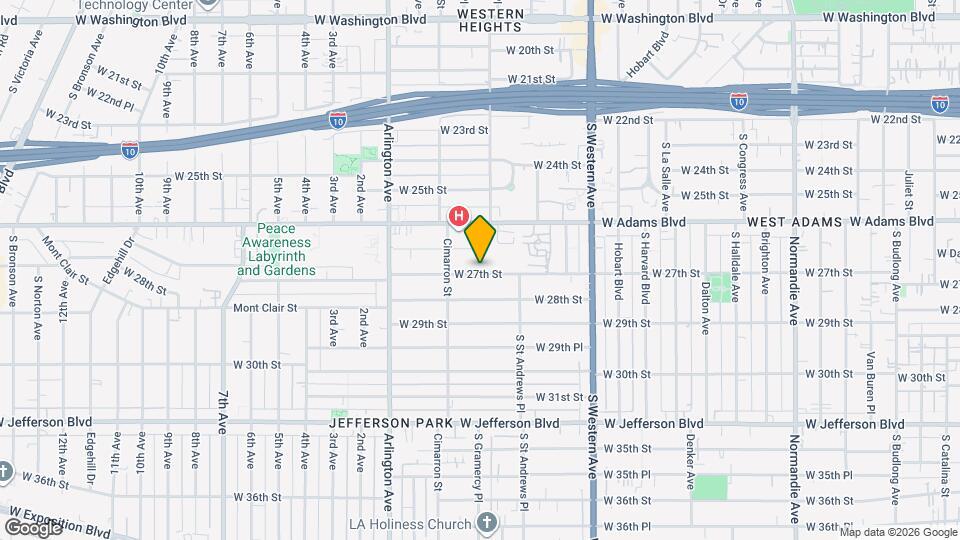 2163 W 27th St Map and Location Details