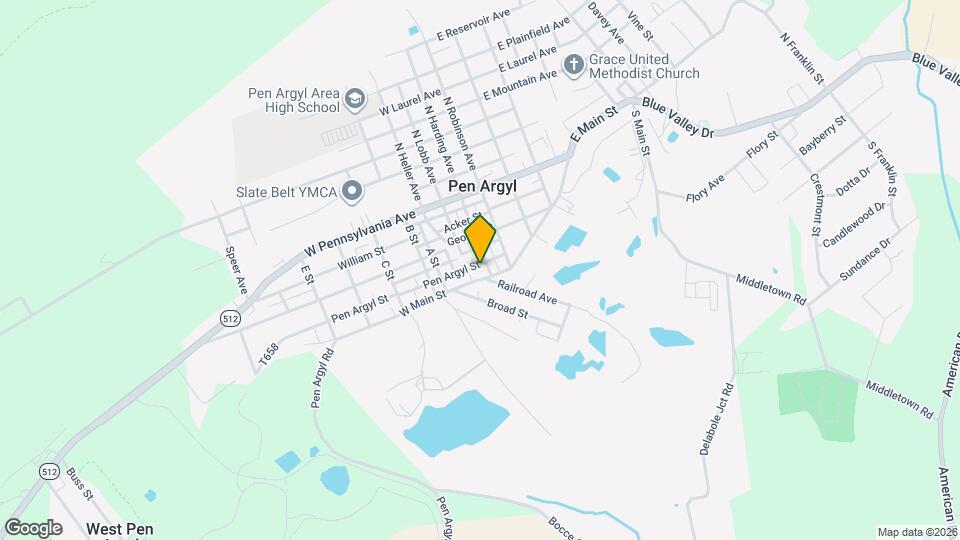 26 Pen Argyl St Map and Location Details