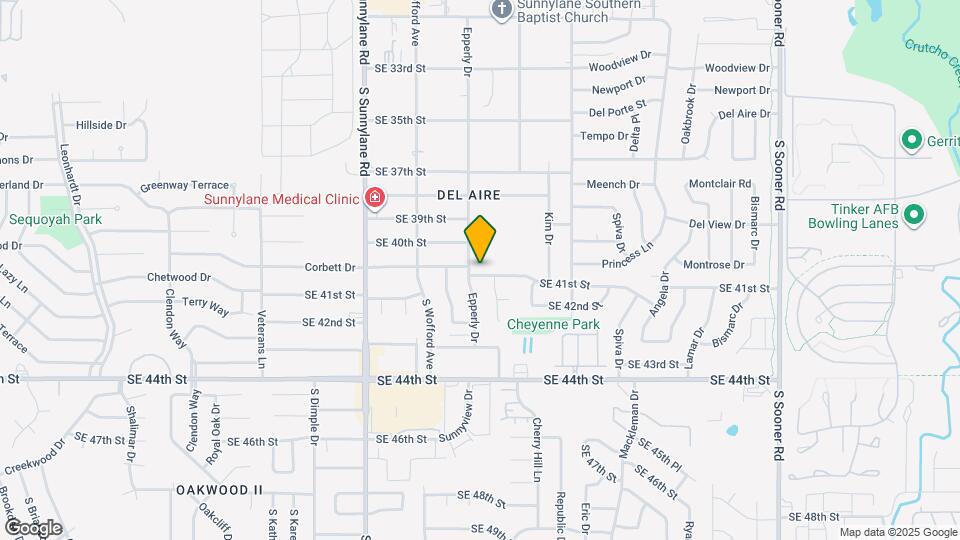 4505 SE 41st St Map and Location Details