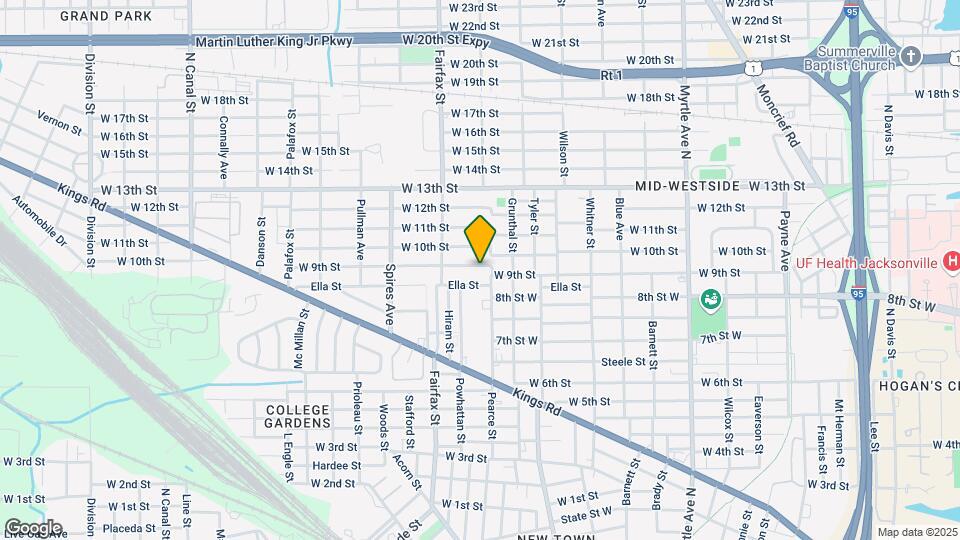 1720 W 9th St Map and Location Details