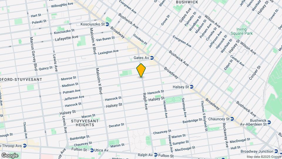939 Putnam Ave Map and Location Details