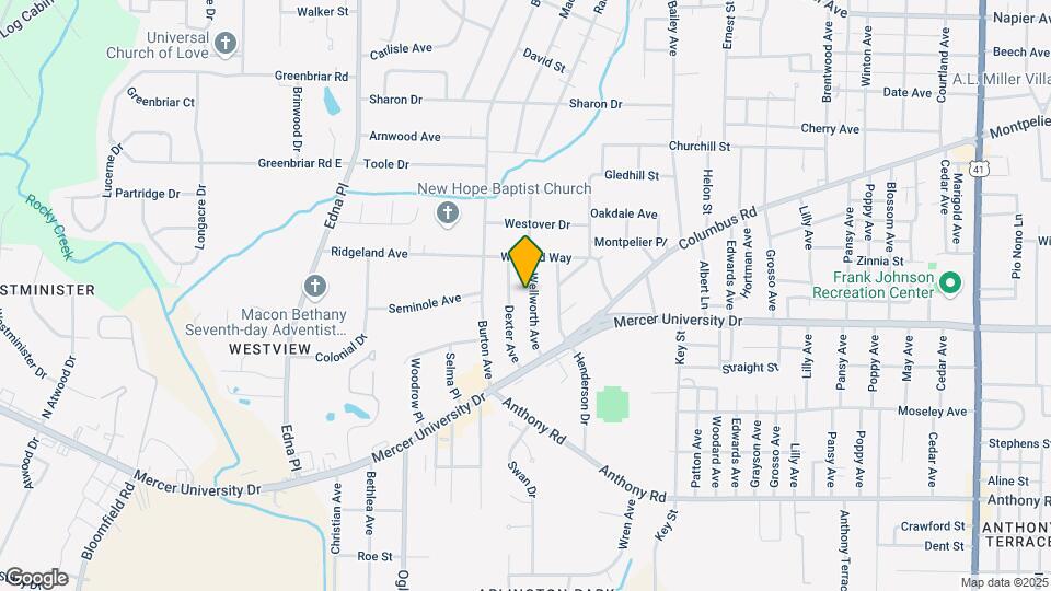 1543 Wellworth Ave Map and Location Details
