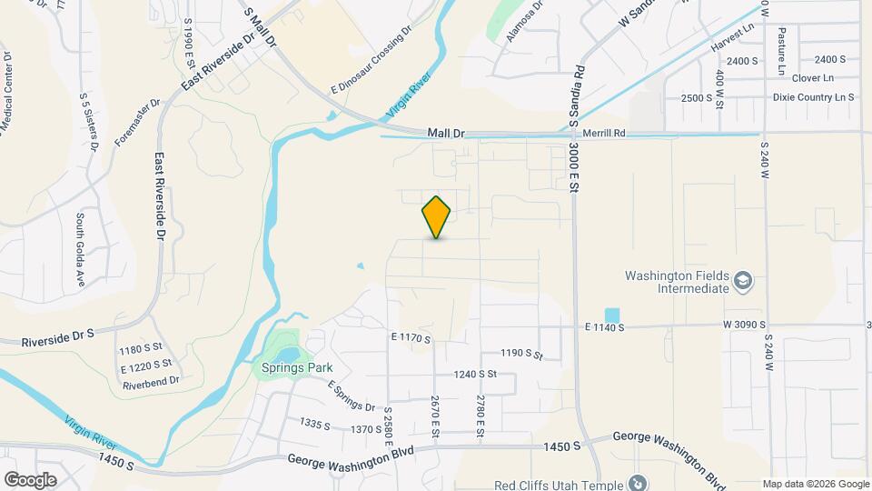 2688 E Rosedale Dr Map and Location Details