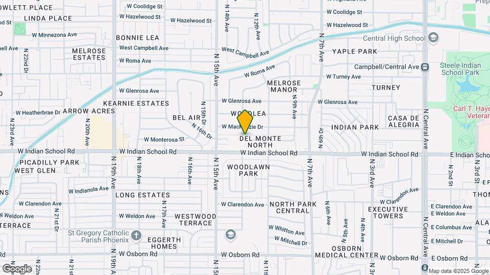 1144 W Monterosa St Map and Location Details