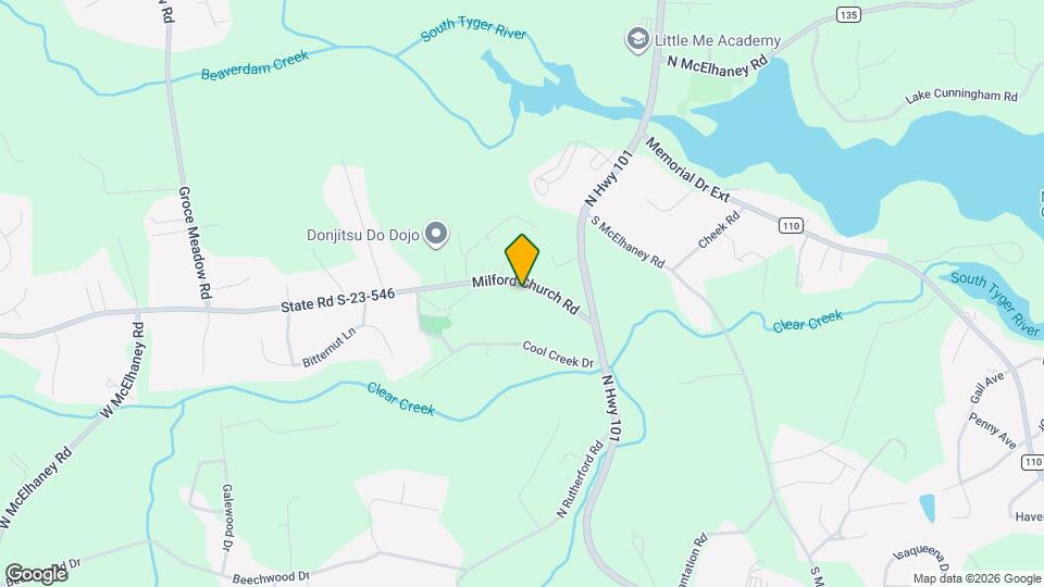 1352 Milford Church Rd Map and Location Details