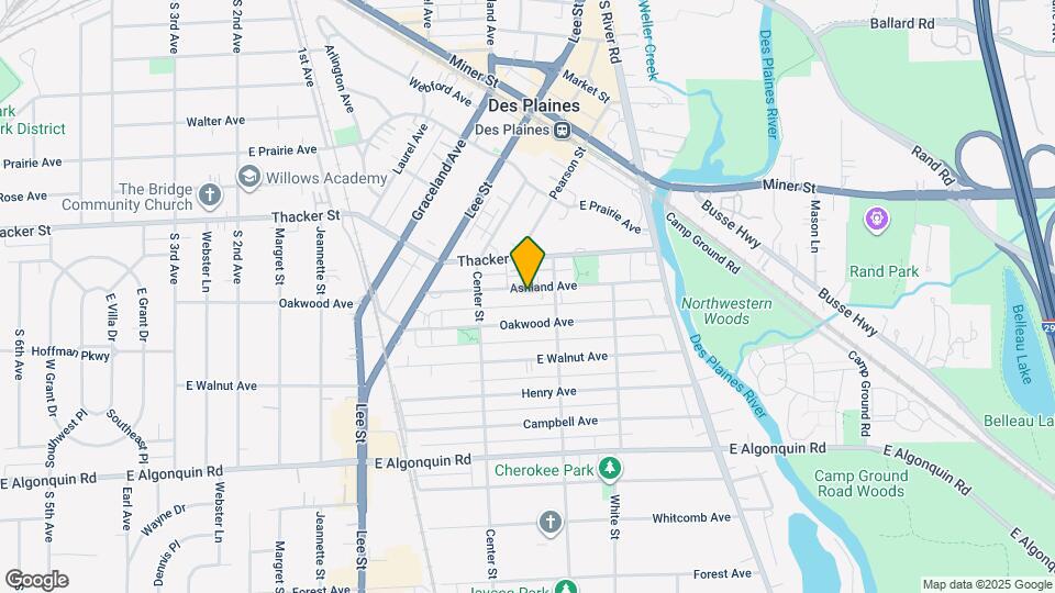 1469 Ashland Ave Map and Location Details