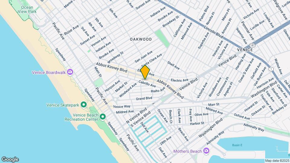 1411 Cabrillo Ave Map and Location Details