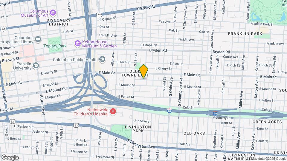 905 McAllister Ave Map and Location Details