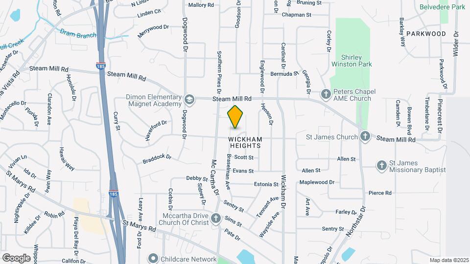4509 Curry St Map and Location Details