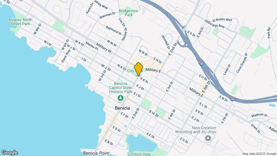 1040 1st St Map and Location Details