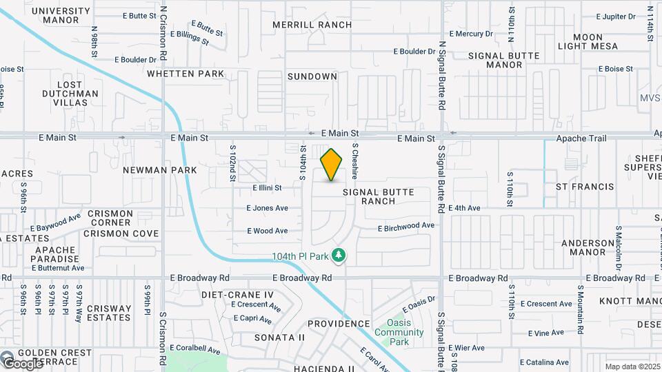 10459 E Arcadia Ave Map and Location Details