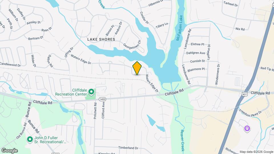 5729 Waterwood Dr Map and Location Details