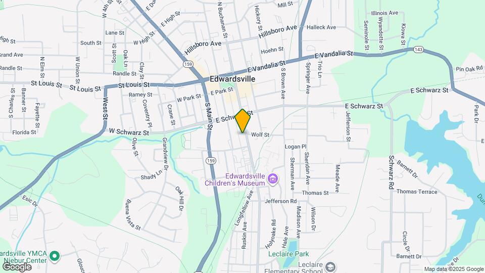 401 S Buchanan St Map and Location Details