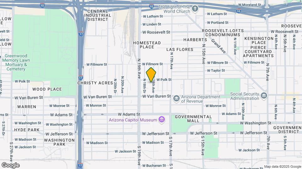 330 N 18th Ave Map and Location Details