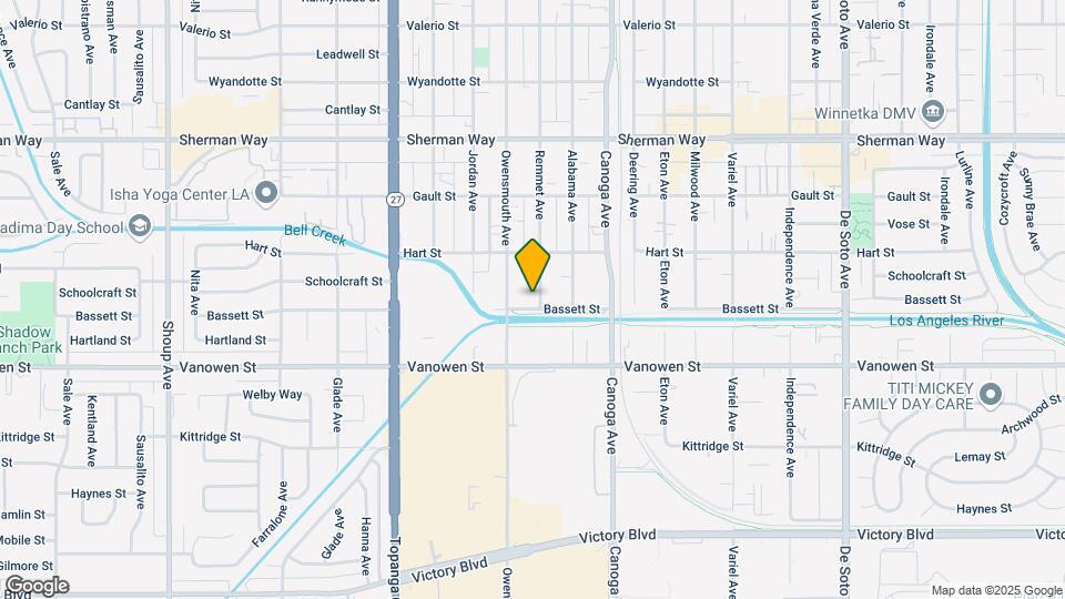 6911 Remmet Ave Map and Location Details
