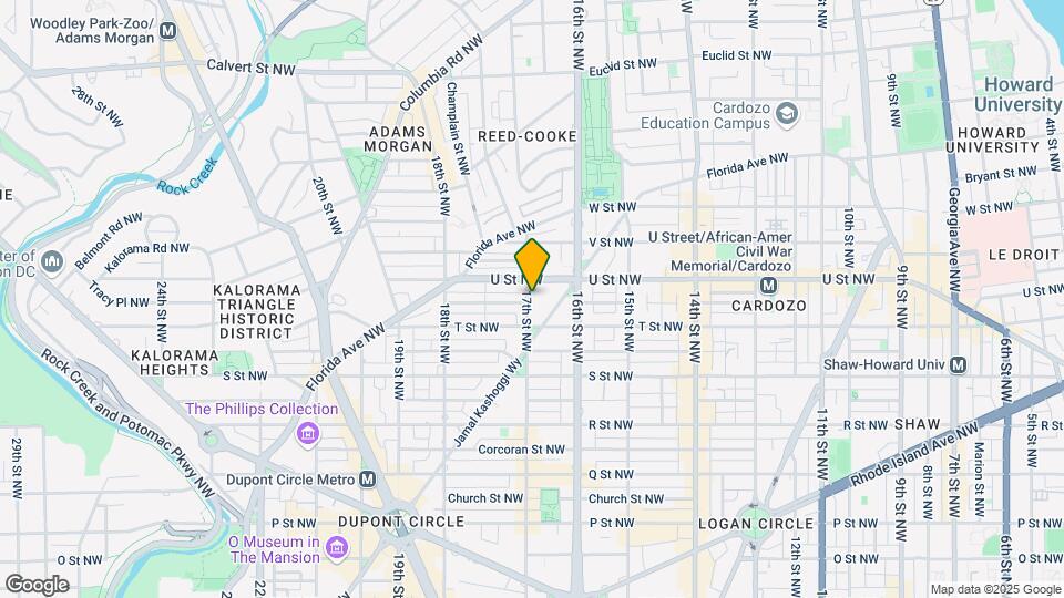 1939 17th St NW Map and Location Details