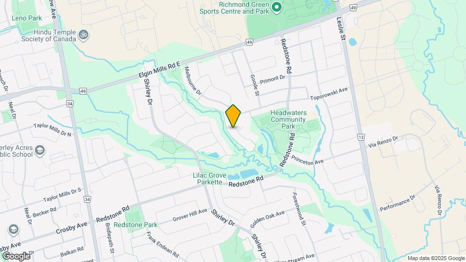 108 Melbourne Dr Map and Location Details