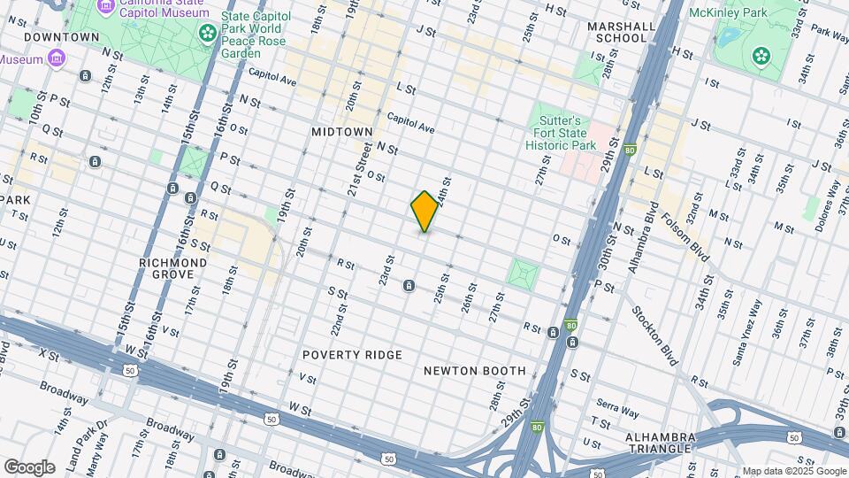 1614 24th St Map and Location Details