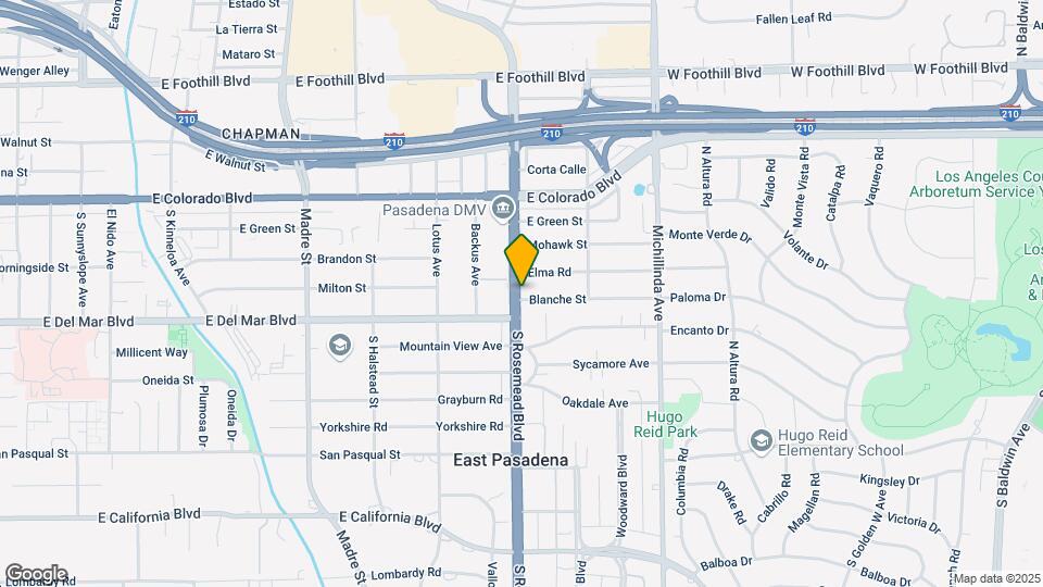 190 S Rosemead Blvd, Unit 3 Mapa y Detalles de la Ubicación