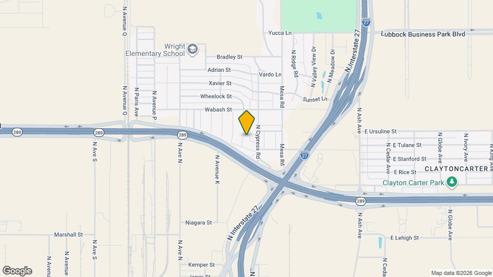 2114 N Texas Ave Map and Location Details