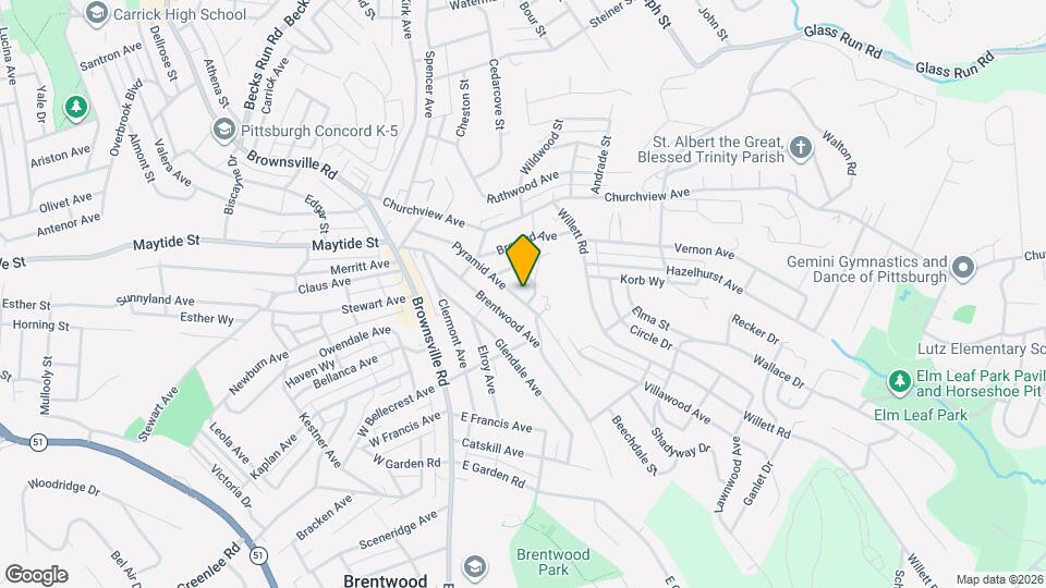 3019 Pyramid Ave Map and Location Details