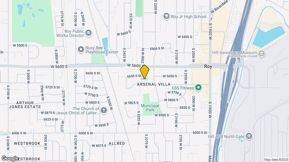 2258 W 5700 S Map and Location Details